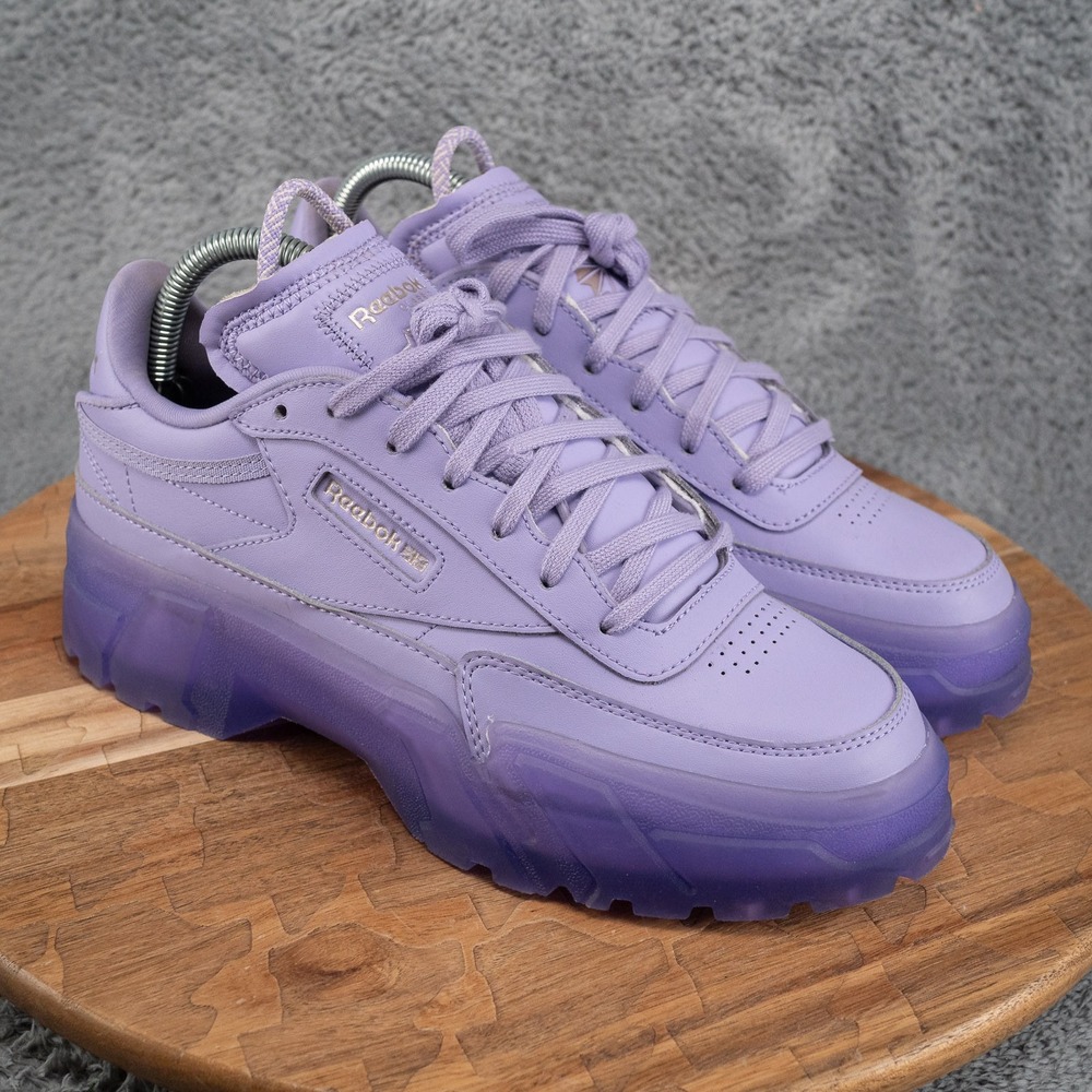 Size 8 - Reebok Cardi B x Club C Crisp Purple W